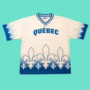 Vintage 1990's Québec Sports Jersey T-Shirt Size S